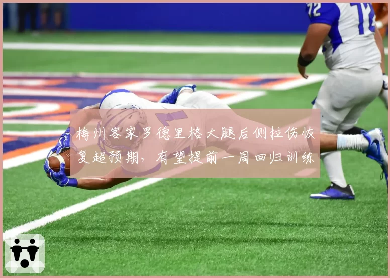 梅州客家罗德里格大腿后侧拉伤恢复超预期，有望提前一周回归训练